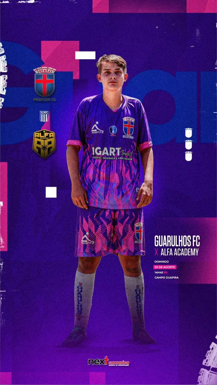 Arte roxa de atleta